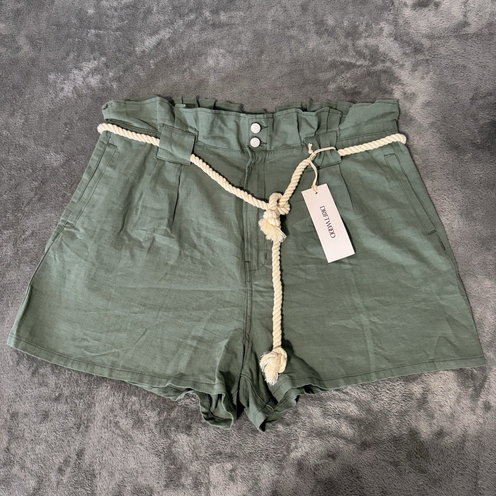 Driftwood‎ Denim Veronica Linen-Blend Short Women's Size 32 Beach Summer Outdoor